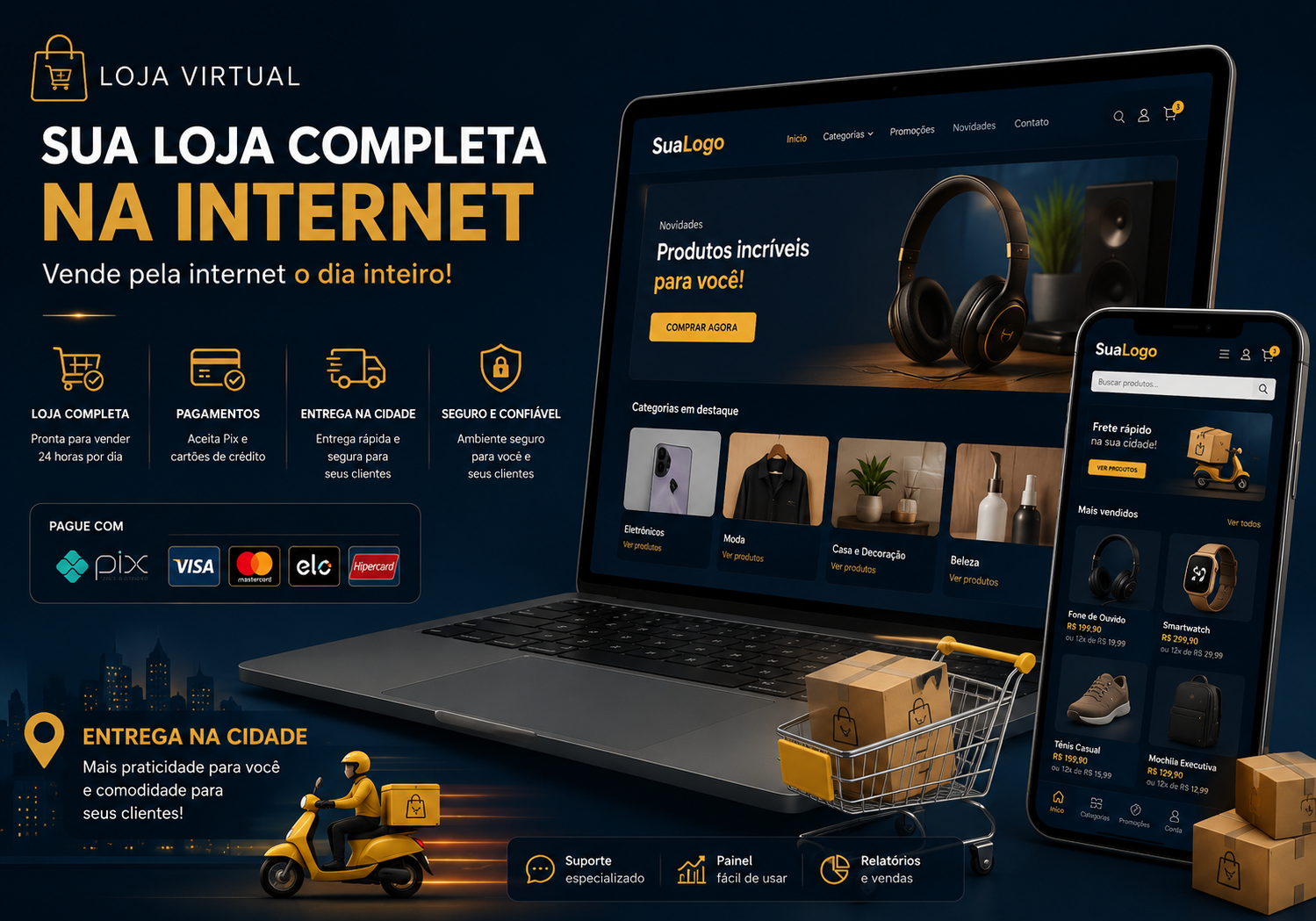 Loja virtual de roupas